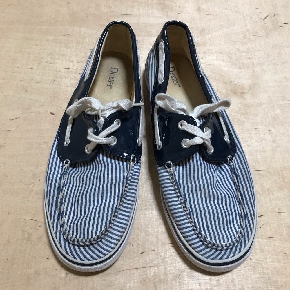 Dexter Canvas Boat Shoe Flats Size 9